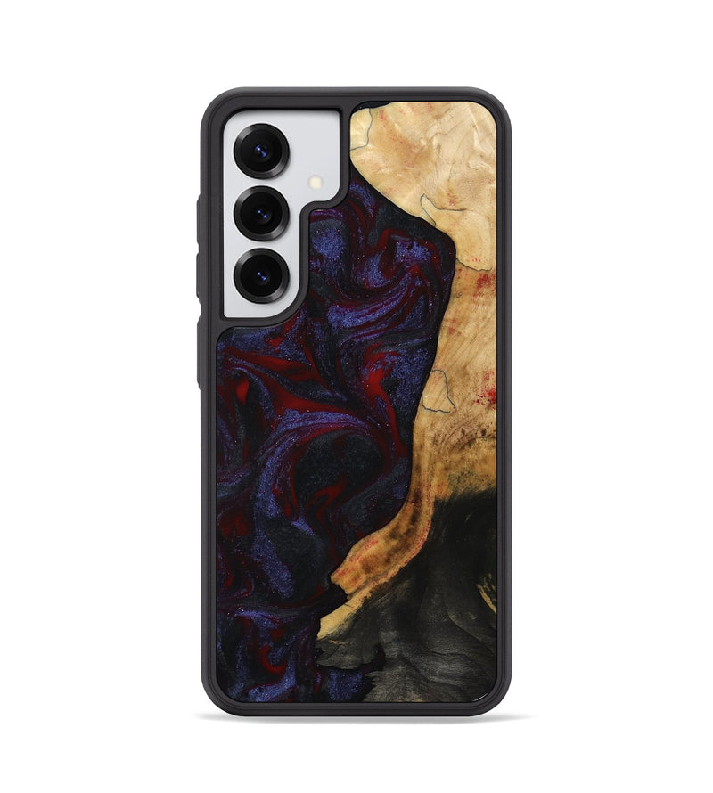 Galaxy S25 Wood Phone Case - Erich (Red, 808909)