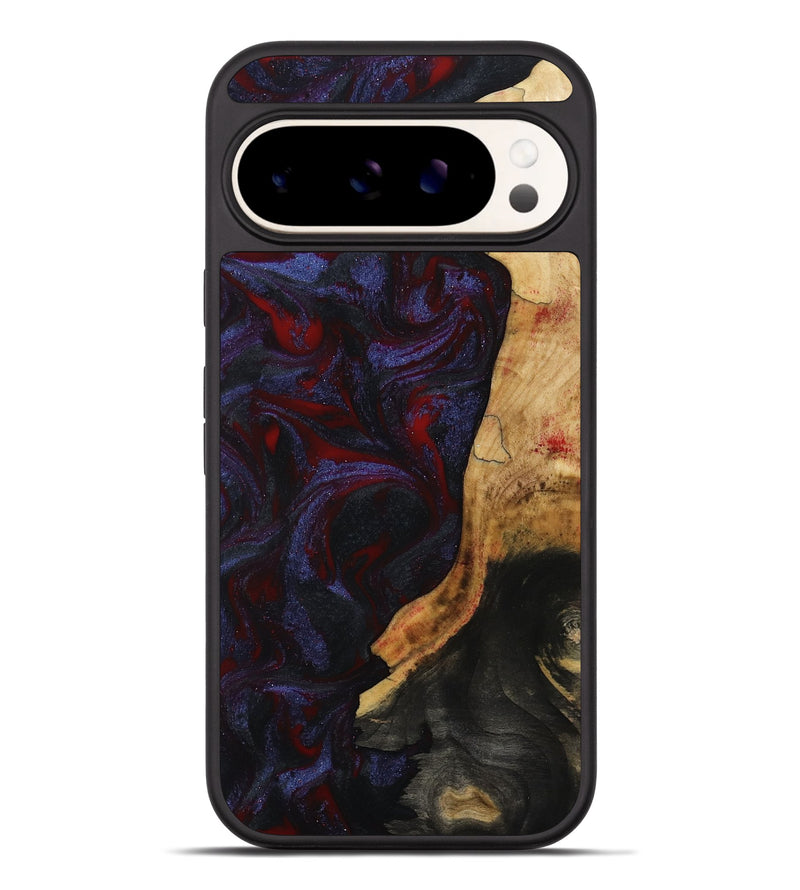 Pixel 9 Pro XL Wood Phone Case - Erich (Red, 808909)