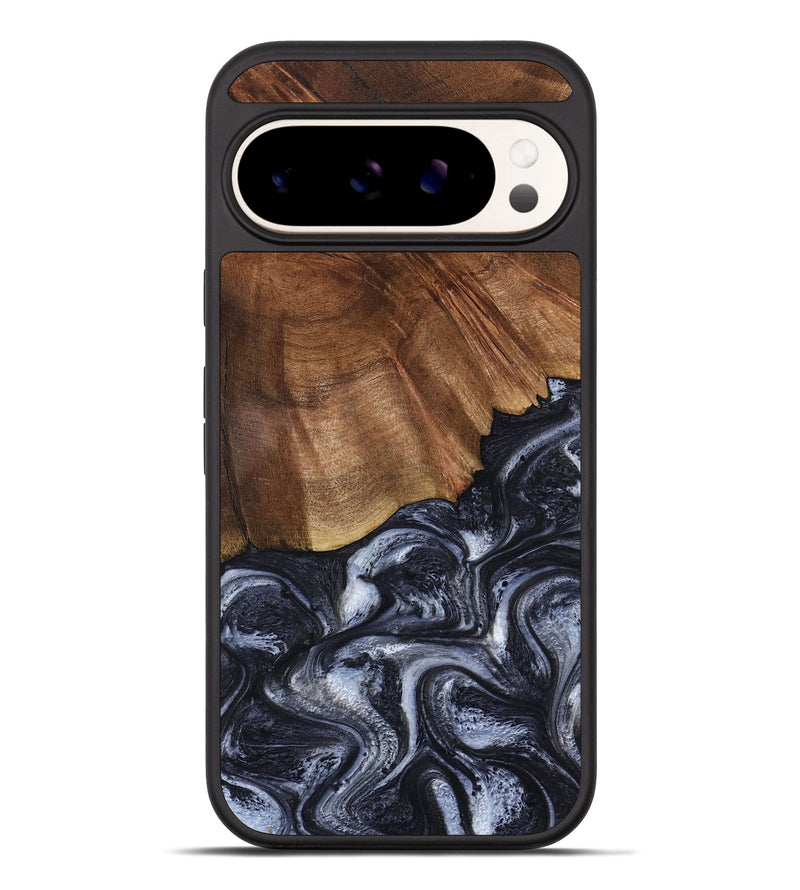 Pixel 10 Pro XL Wood Phone Case - Rick (Black & White, 808910)
