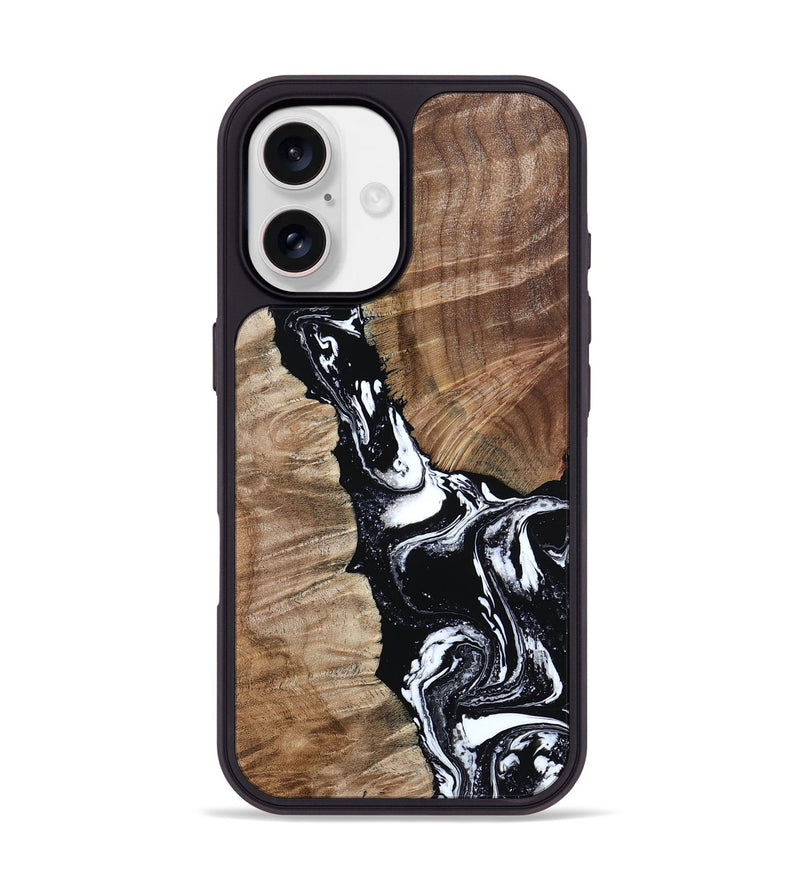 iPhone 17 Wood Phone Case - Arlo (Black & White, 808911)
