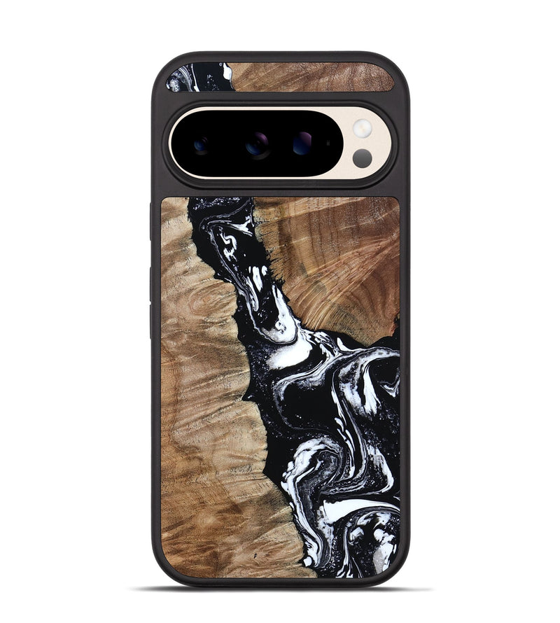 Pixel 10 Wood Phone Case - Arlo (Black & White, 808911)