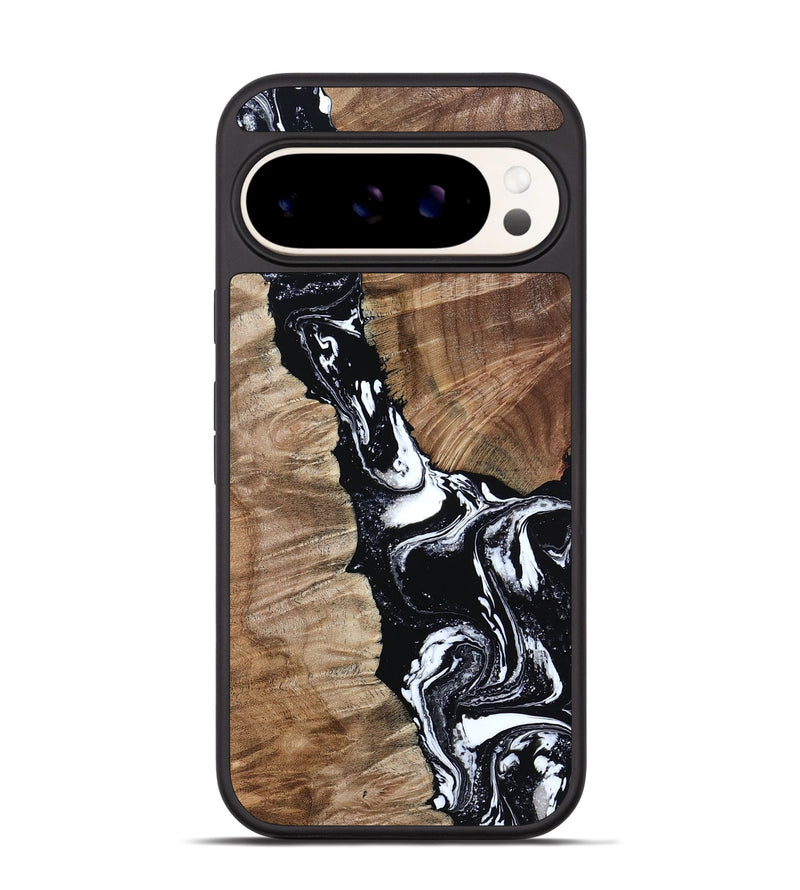 Pixel 9 Wood Phone Case - Arlo (Black & White, 808911)