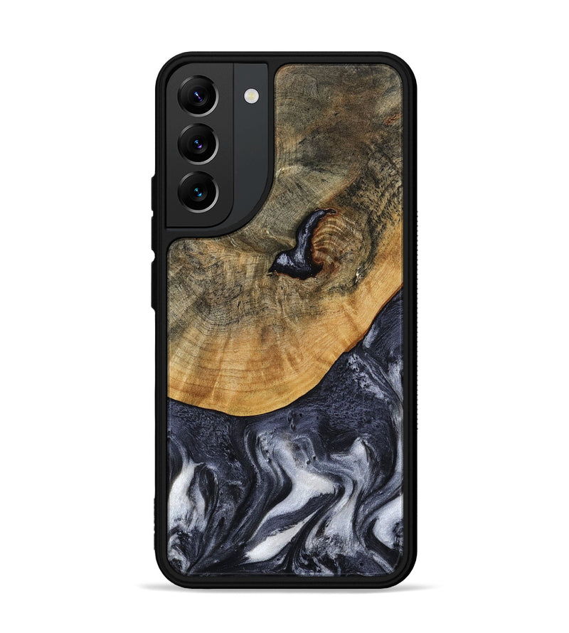 Galaxy S22 Plus Wood Phone Case - Shyla (Black & White, 808912)