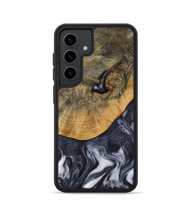 Galaxy S24 Wood Phone Case - Shyla (Black & White, 808912)
