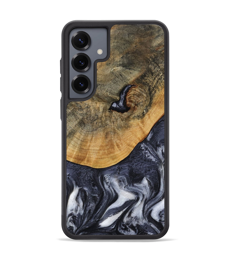 Galaxy S25 Plus Wood Phone Case - Shyla (Black & White, 808912)