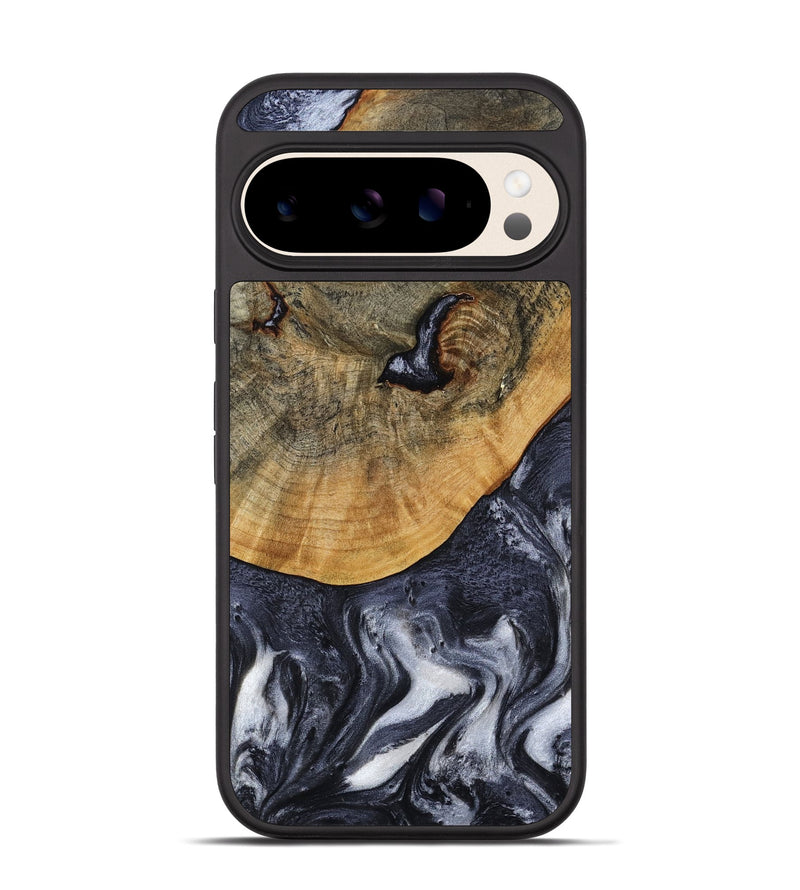 Pixel 10 Wood Phone Case - Shyla (Black & White, 808912)