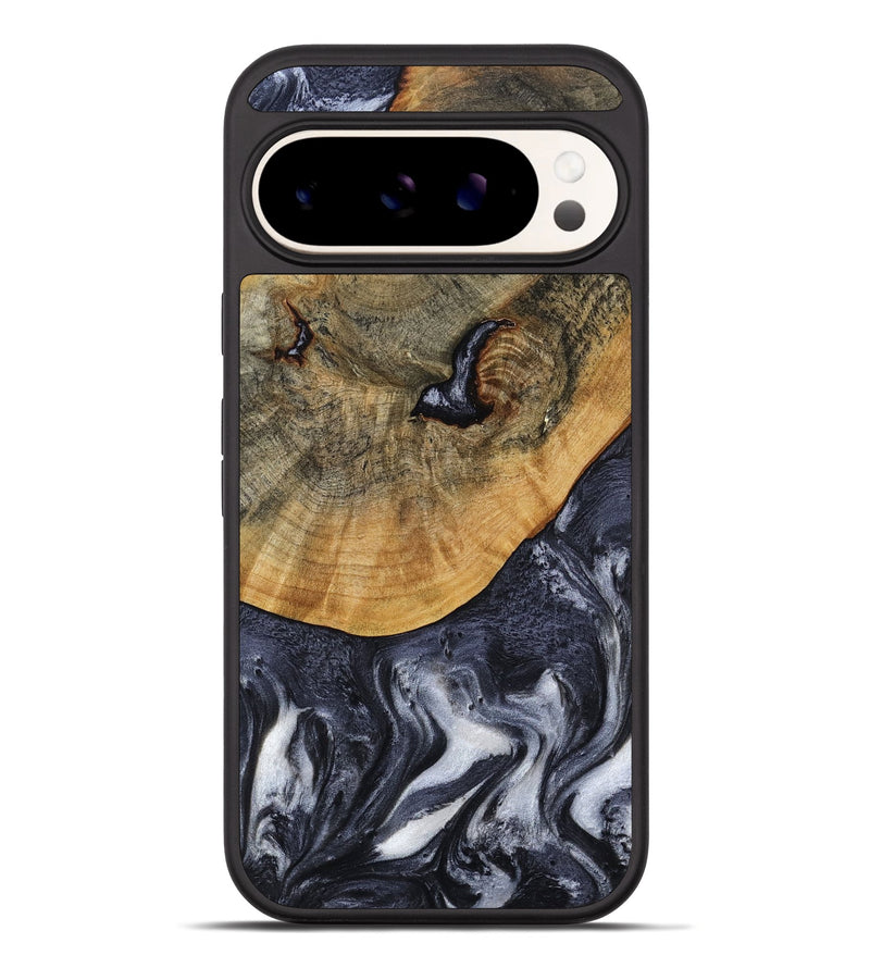 Pixel 10 Pro XL Wood Phone Case - Shyla (Black & White, 808912)