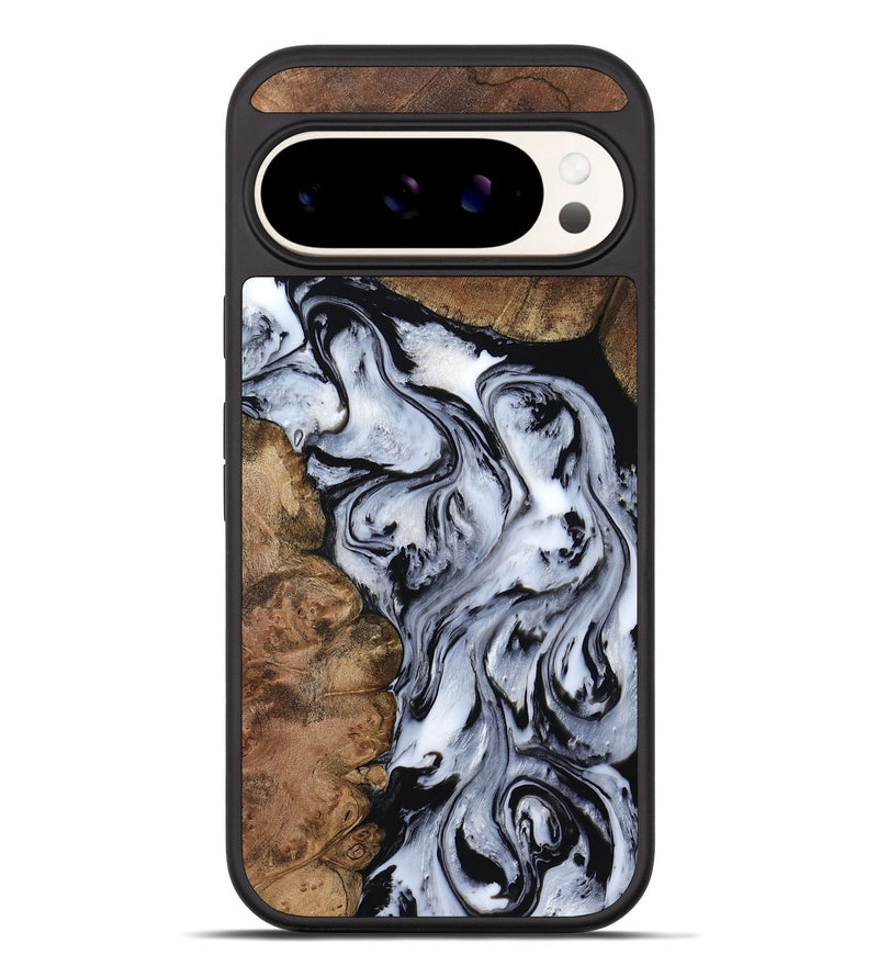 Pixel 10 Pro XL Wood Phone Case - Aries (Black & White, 808915)