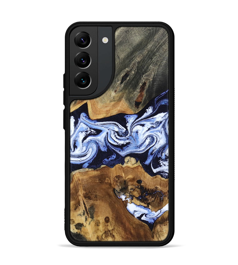 Galaxy S22 Plus Wood Phone Case - Melba (Blue, 808916)