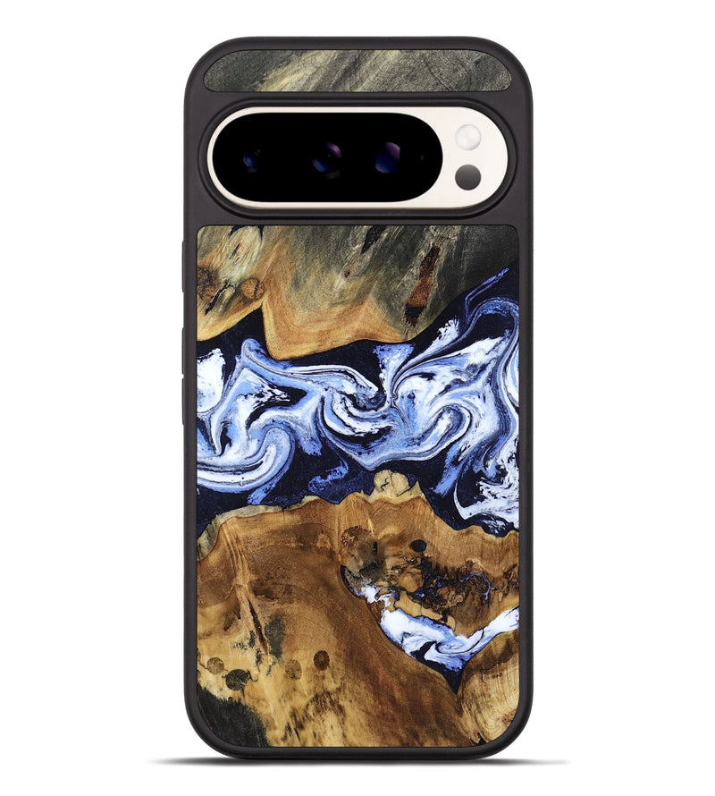 Pixel 9 Pro XL Wood Phone Case - Melba (Blue, 808916)
