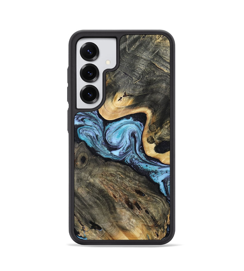 Galaxy S25 Wood Phone Case - Neil (Blue, 808917)