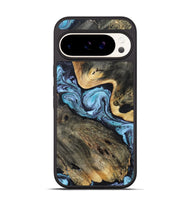 Pixel 9 Wood Phone Case - Neil (Blue, 808917)