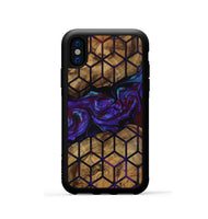 iPhone Xs Wood Phone Case - Alesha (Pattern, 808924)