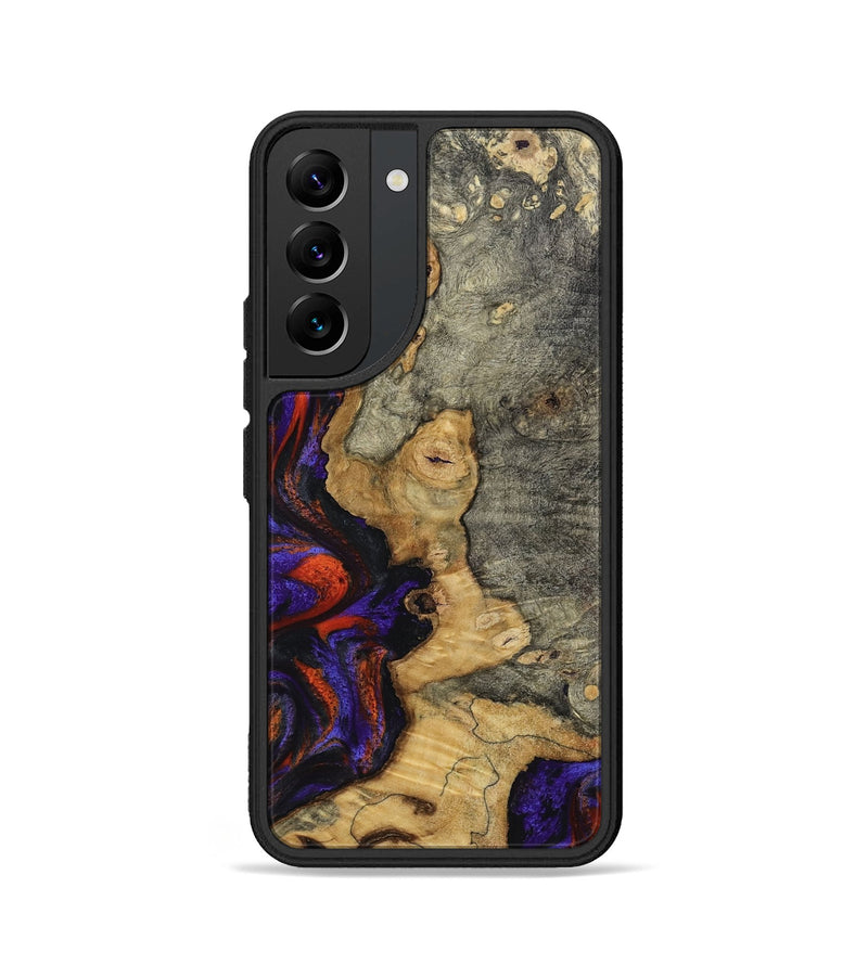 Galaxy S22 Wood Phone Case - James (Purple, 808932)