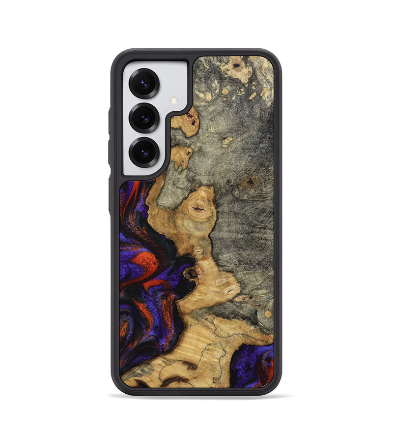 Galaxy S25 Wood Phone Case - James (Purple, 808932)