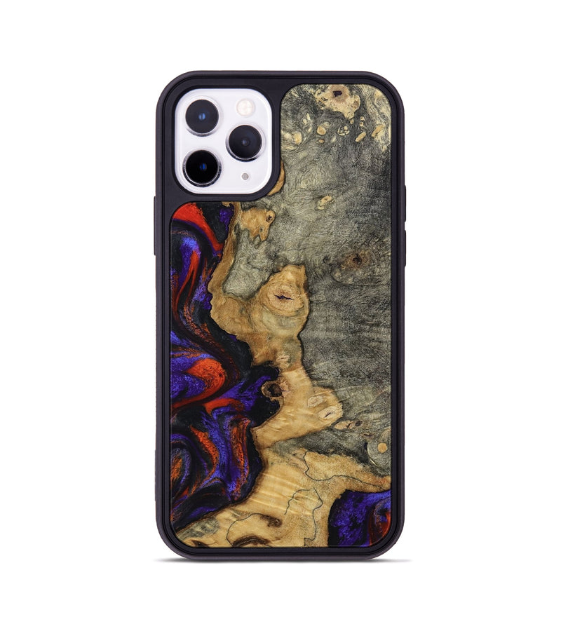 iPhone 11 Pro Wood Phone Case - James (Purple, 808932)