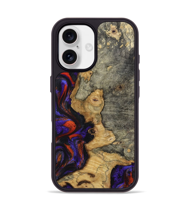 iPhone 17 Wood Phone Case - James (Purple, 808932)