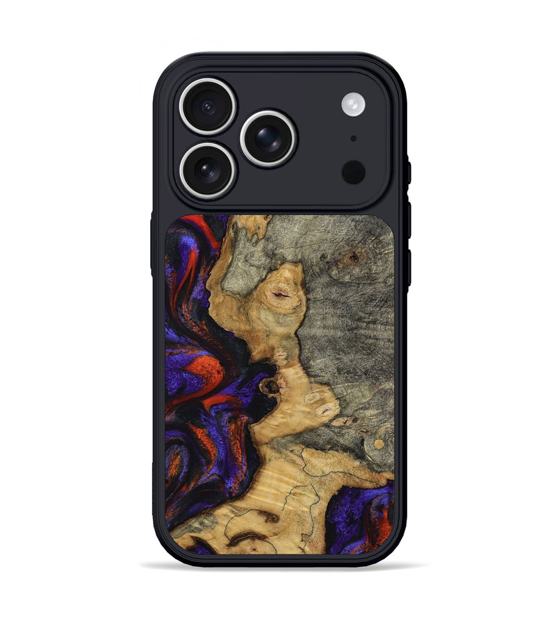iPhone 17 Pro Wood Phone Case - James (Purple, 808932)