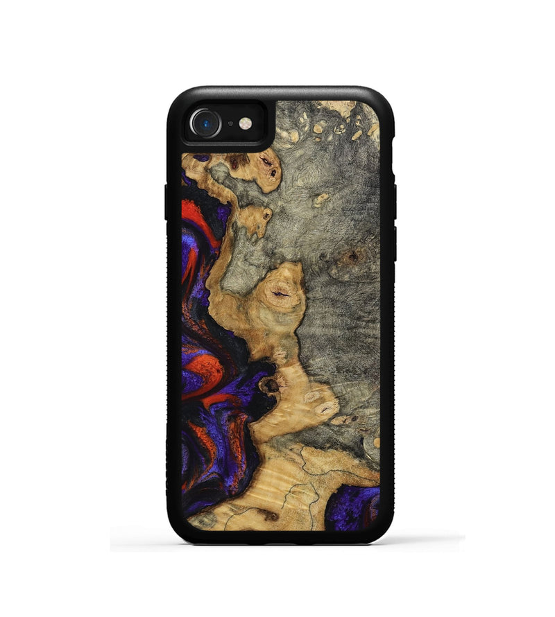 iPhone SE Wood Phone Case - James (Purple, 808932)