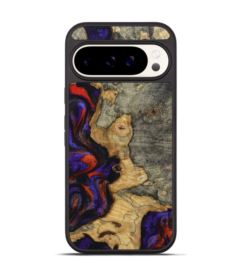 Pixel 9 Wood Phone Case - James (Purple, 808932)