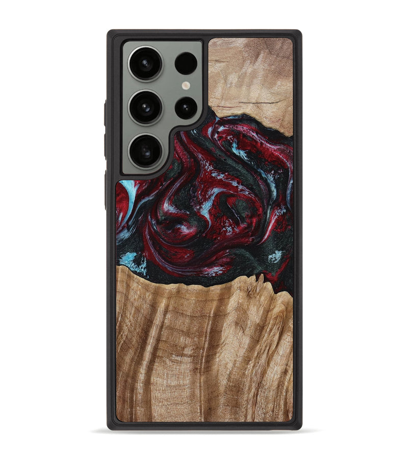 Galaxy S23 Ultra Wood Phone Case - Caitlyn (Red, 808935)