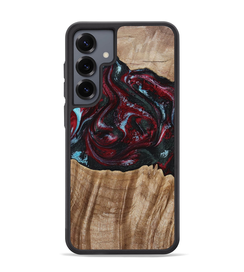 Galaxy S25 Plus Wood Phone Case - Caitlyn (Red, 808935)