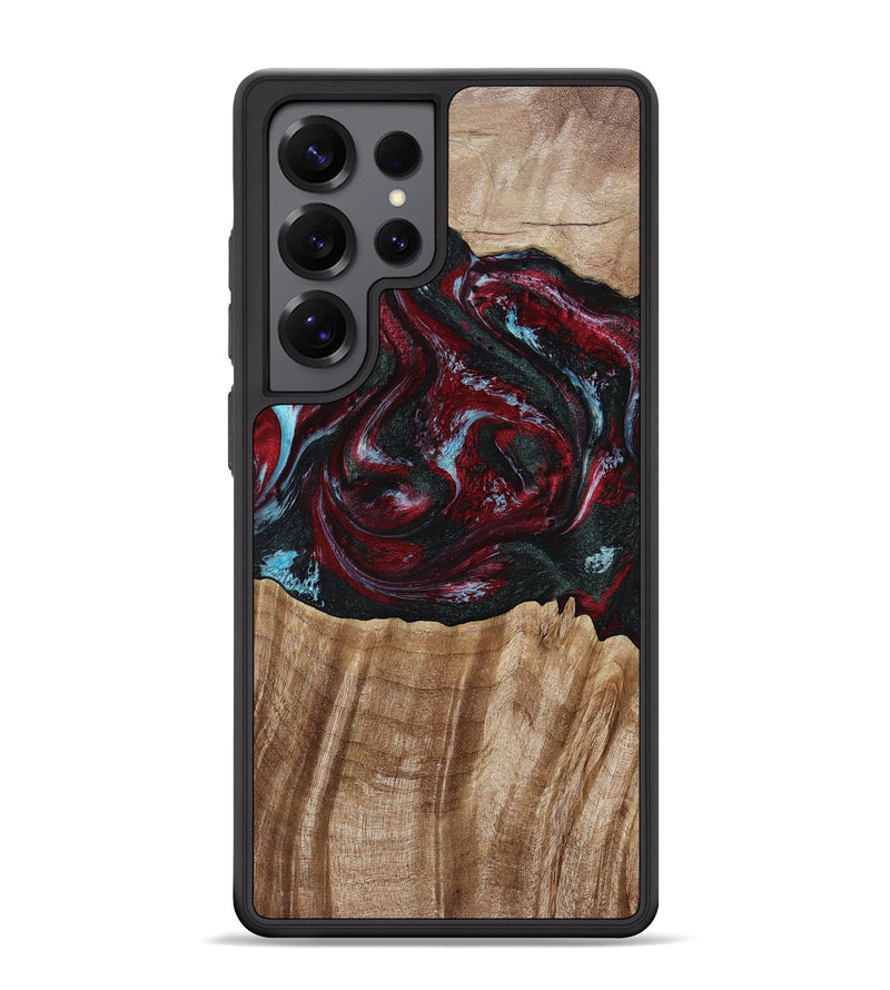 Galaxy S25 Ultra Wood Phone Case - Caitlyn (Red, 808935)
