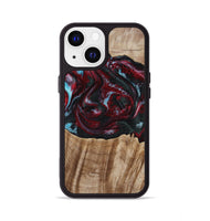 iPhone 13 Wood Phone Case - Caitlyn (Red, 808935)