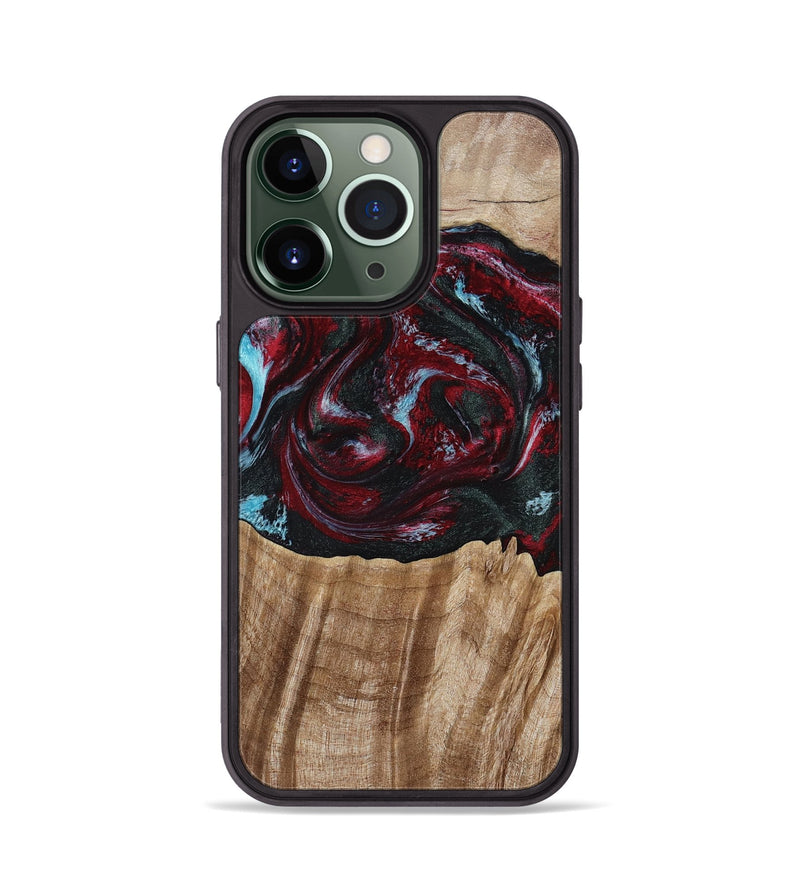 iPhone 13 Pro Wood Phone Case - Caitlyn (Red, 808935)