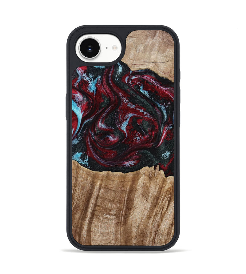 iPhone 16e Wood Phone Case - Caitlyn (Red, 808935)