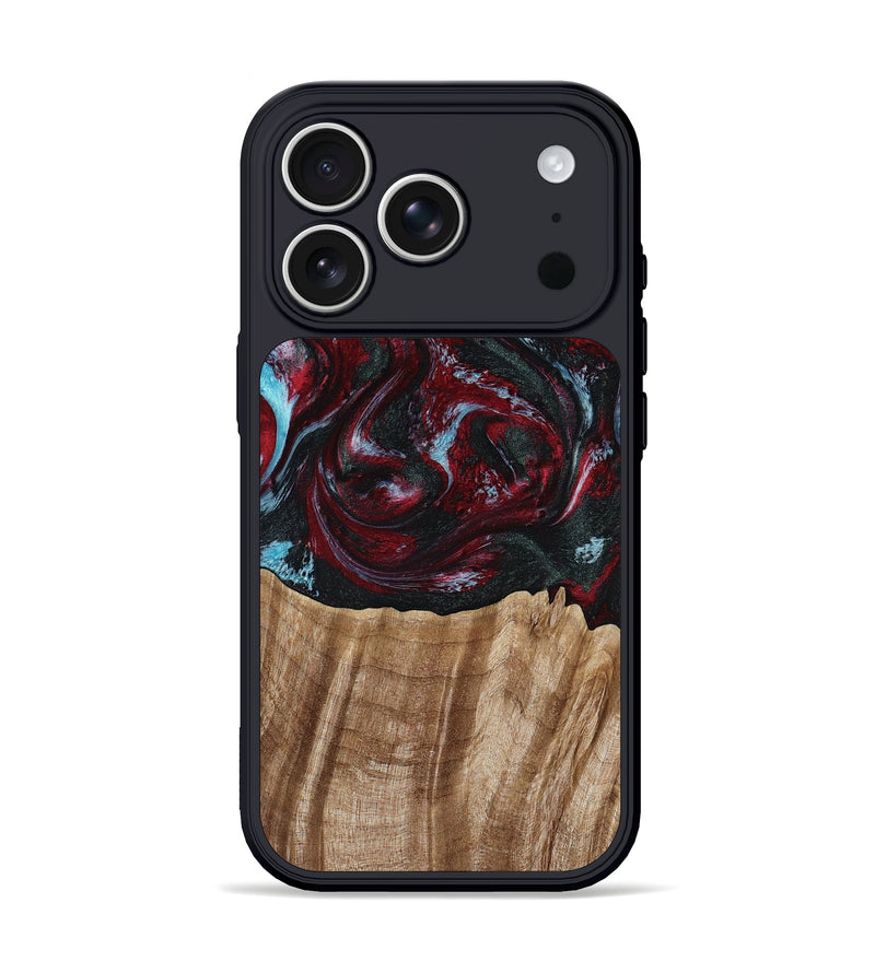 iPhone 17 Pro Wood Phone Case - Caitlyn (Red, 808935)