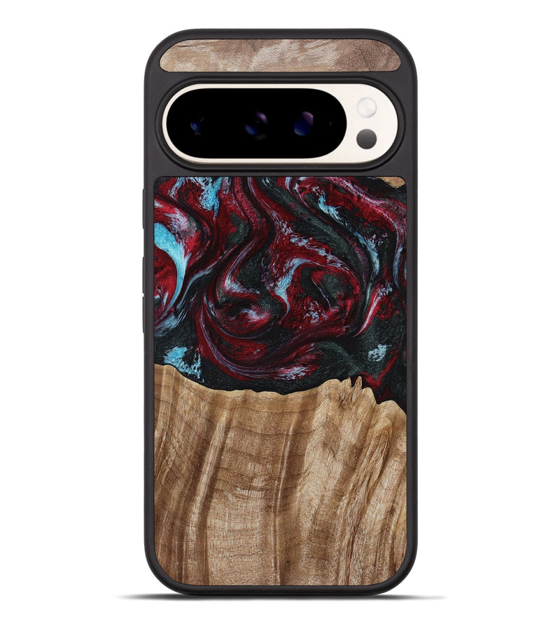 Pixel 9 Pro XL Wood Phone Case - Caitlyn (Red, 808935)