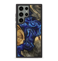 Galaxy S23 Ultra Wood Phone Case - Lutie (Blue, 808943)