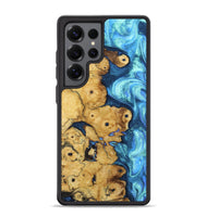 Galaxy S25 Ultra Wood Phone Case - Madelyn (Blue, 808946)