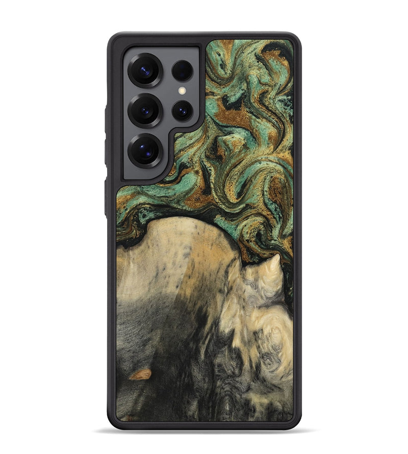 Galaxy S25 Ultra Wood Phone Case - Chantel (Green, 808949)