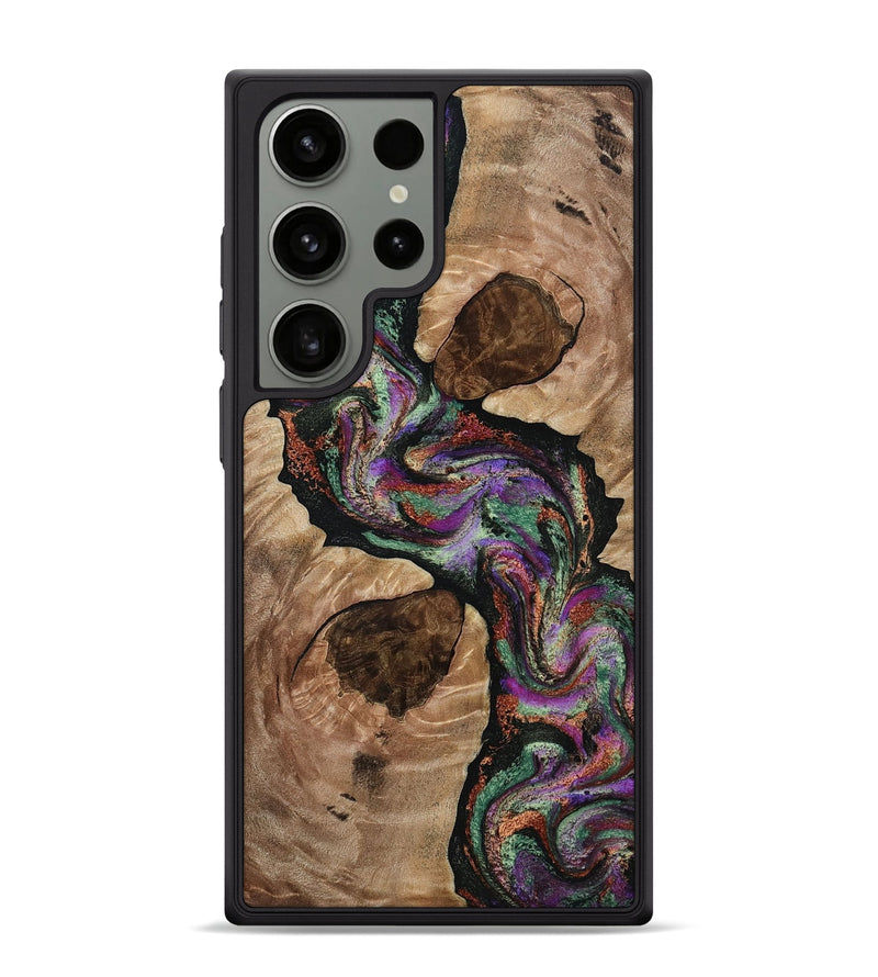 Galaxy S24 Ultra Wood Phone Case - Ashly (Green, 808950)