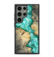 Galaxy S24 Ultra Wood Phone Case - Coleen (Green, 808955)