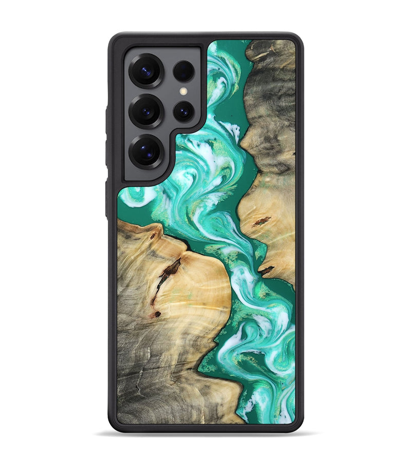 Galaxy S25 Ultra Wood Phone Case - Coleen (Green, 808955)