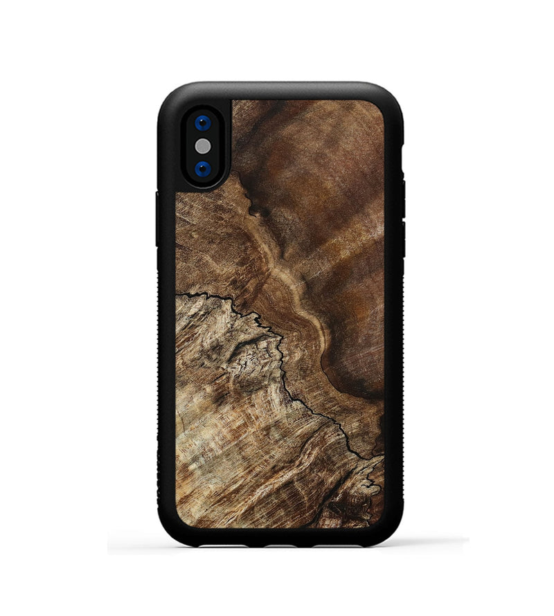 iPhone Xs Wood Phone Case - Ariana (Wood Burl, 808976)