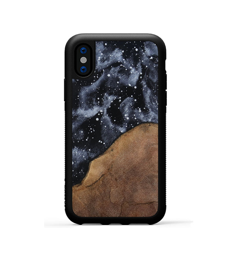 iPhone Xs Wood Phone Case - Rishi (Cosmos, 808986)