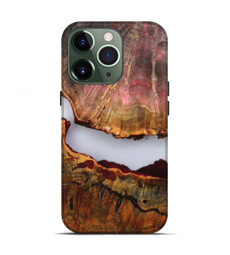 iPhone 13 Pro Wood Live Edge Phone Case - Gladys (Double Dyed, 808994)