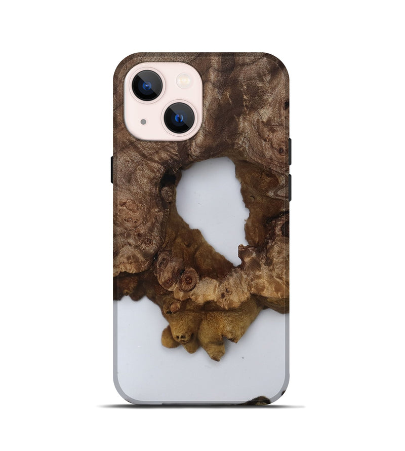 iPhone 13 mini Wood Live Edge Phone Case - Nettie (Clear, 809001)