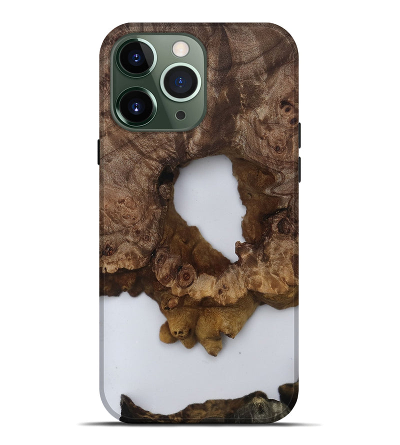 iPhone 13 Pro Max Wood Live Edge Phone Case - Nettie (Clear, 809001)