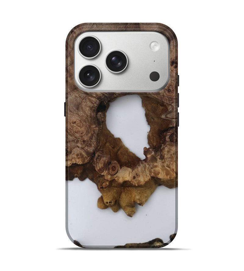 iPhone 17 Pro Wood Live Edge Phone Case - Nettie (Clear, 809001)