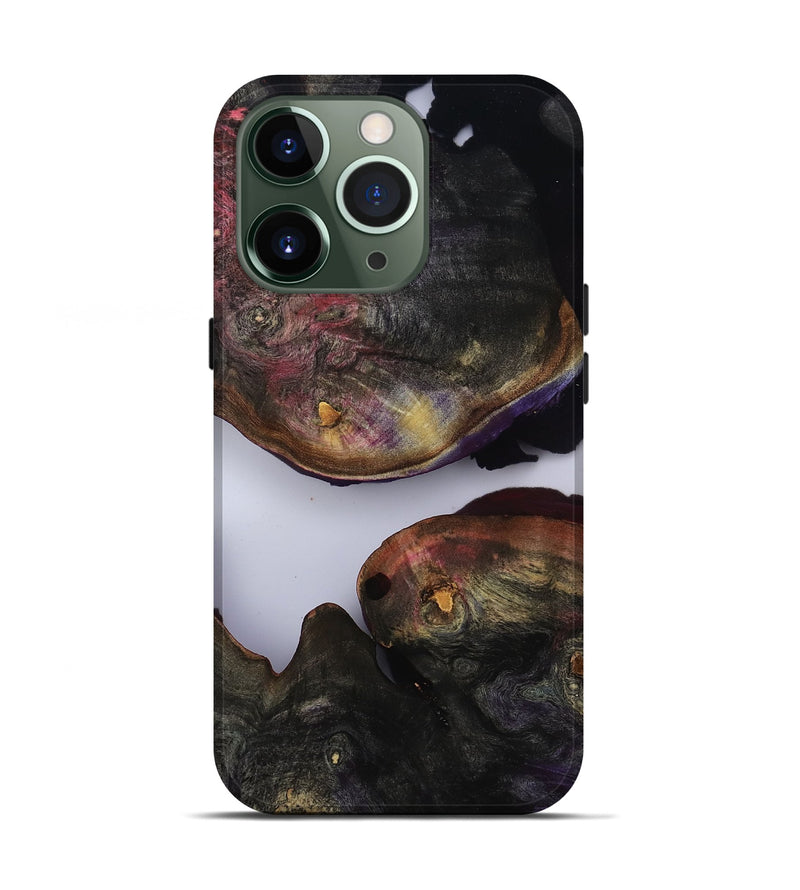 iPhone 13 Pro Wood Live Edge Phone Case - Mason (Clear, 809002)