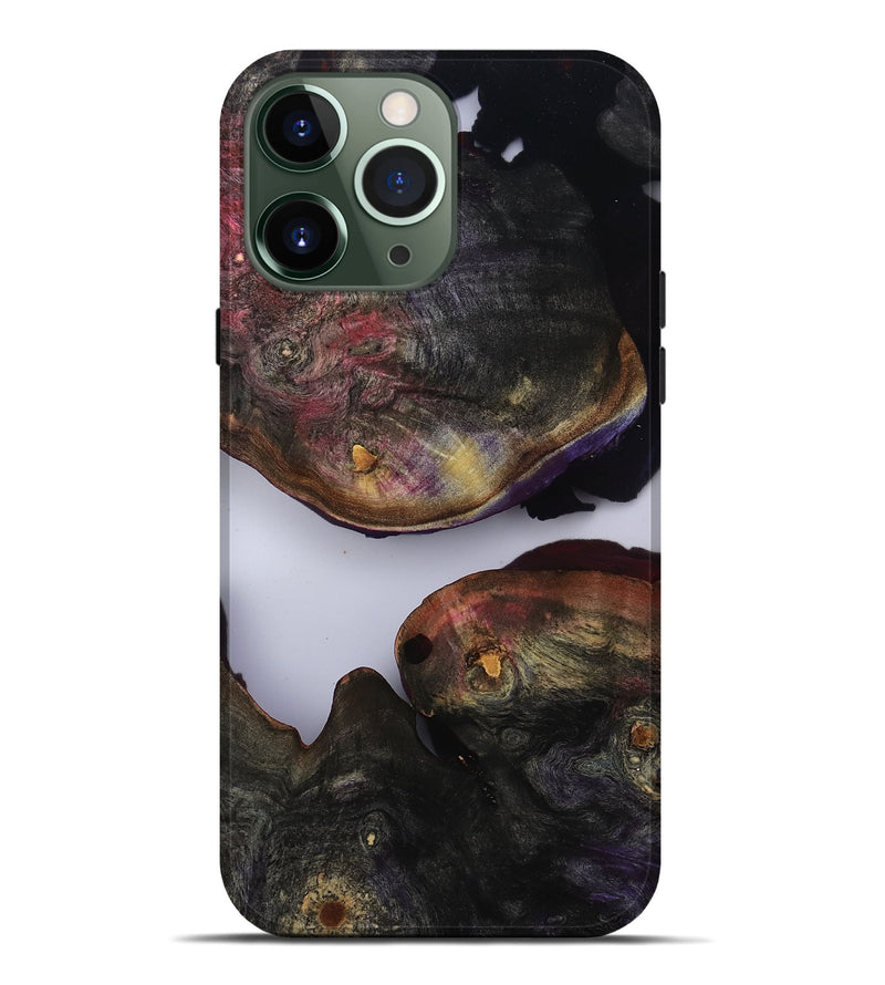 iPhone 13 Pro Max Wood Live Edge Phone Case - Mason (Clear, 809002)