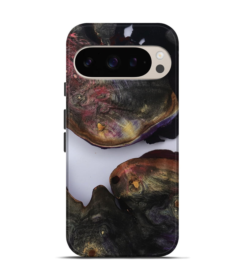 Pixel 9 Wood Live Edge Phone Case - Mason (Clear, 809002)