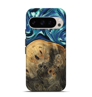 Pixel 10 Wood Live Edge Phone Case - Rowen (Blue, 809003)