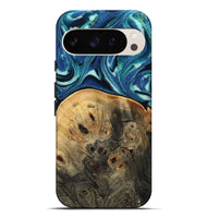 Pixel 9 Pro XL Wood Live Edge Phone Case - Rowen (Blue, 809003)