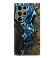 Galaxy S24 Ultra Wood Live Edge Phone Case - Rosetta (Blue, 809009)